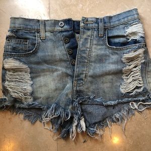 LF stores CARMAR size 26, ripped shorts